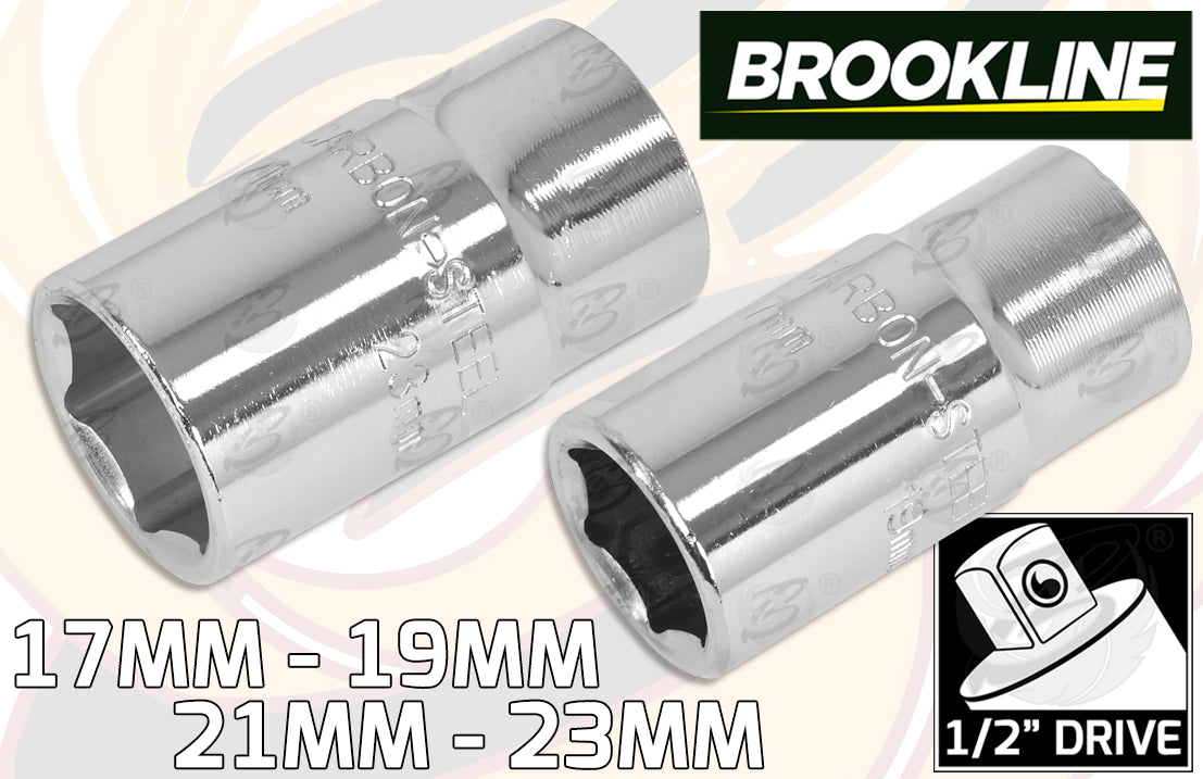 BROOKLINE 1/2" DRIVE EXTENDABLE TYRE WRENCH ( 17MM - 19MM - 21MM - 23MM )