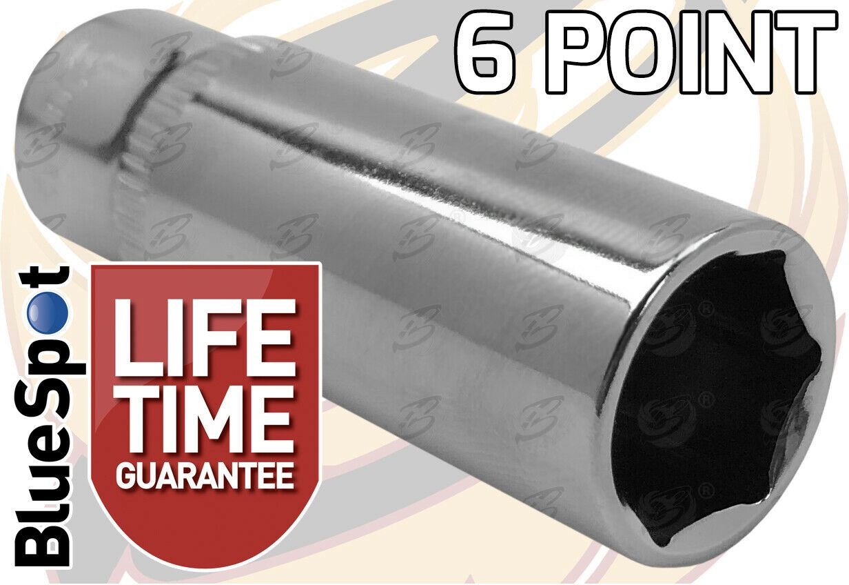 BLUESPOT 24PCS 1/4" DRIVE 6 POINT SOCKET SET 4MM - 13MM