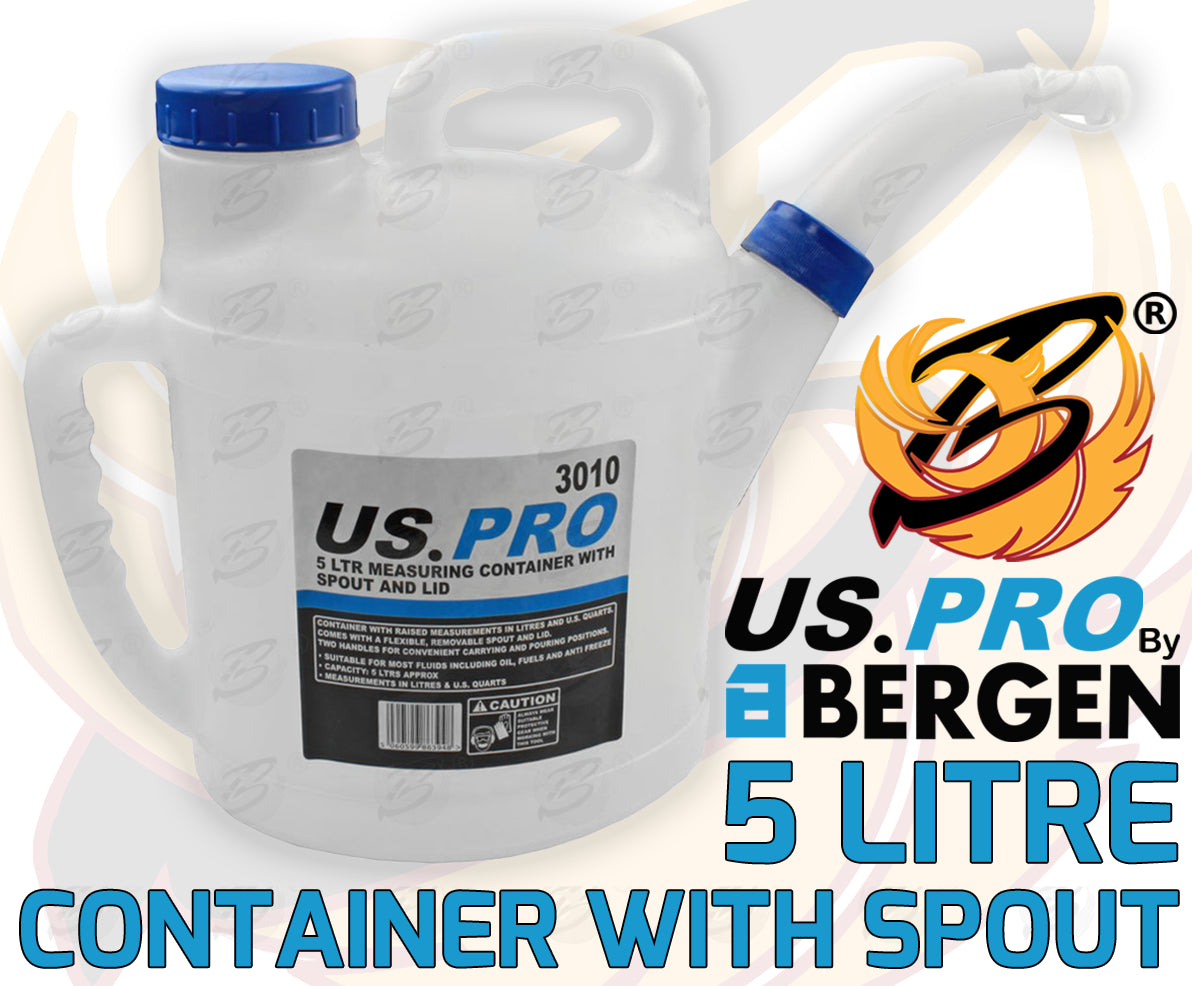 US PRO 5L MEASURING JUG WITH SPOUT