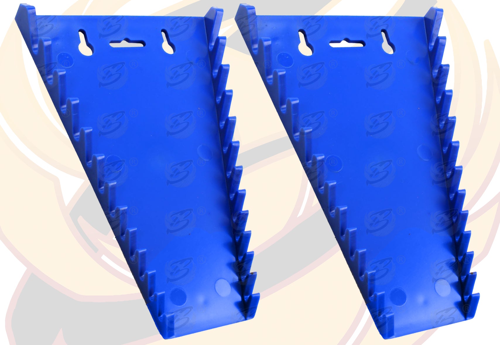 US PRO PLASTIC SPANNER RACK ( HOLDS 12 SPANNERS ) ( x 2 )