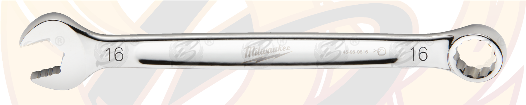 Milwaukee 16mm Maxbite Combination Spanner ( Single ) ( 4932471524 )