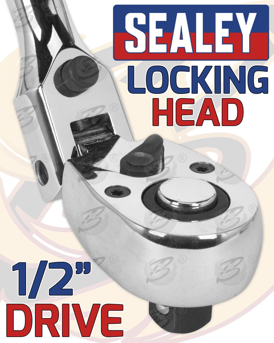 SEALEY 1/2" DRIVE 72 TOOTH LOCKING FLEXI HEAD EXTENDABLE RATCHET
