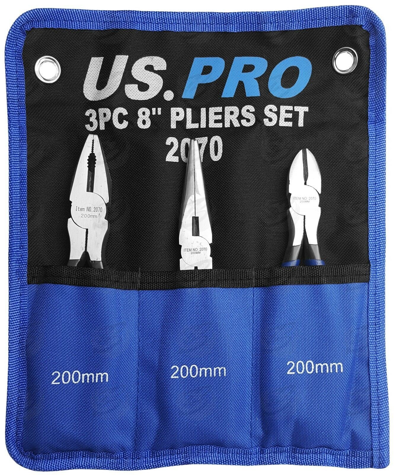 US PRO 3PCS PLIERS SET