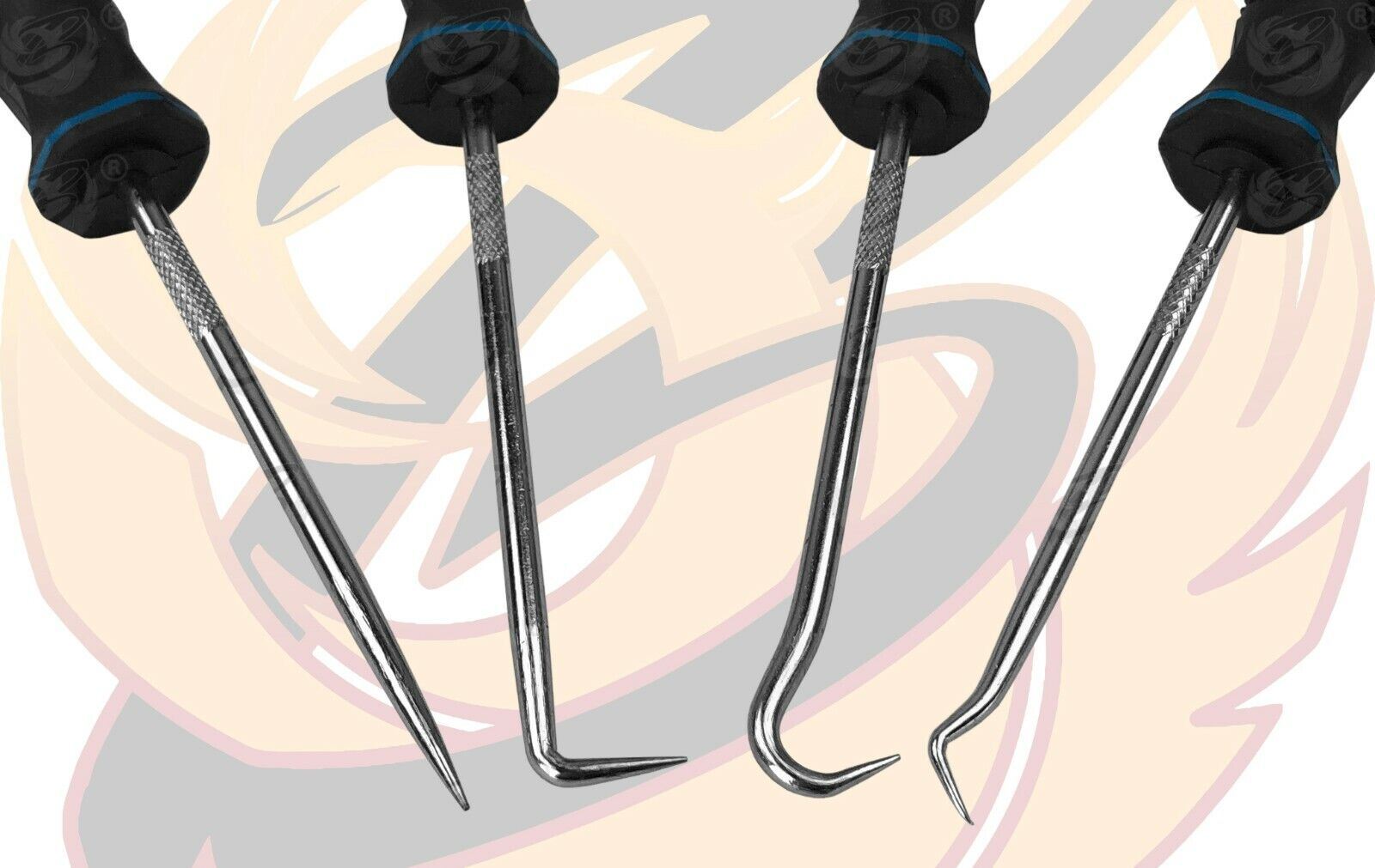 BlueSpot 4 Piece Hook & Pick Set 07955