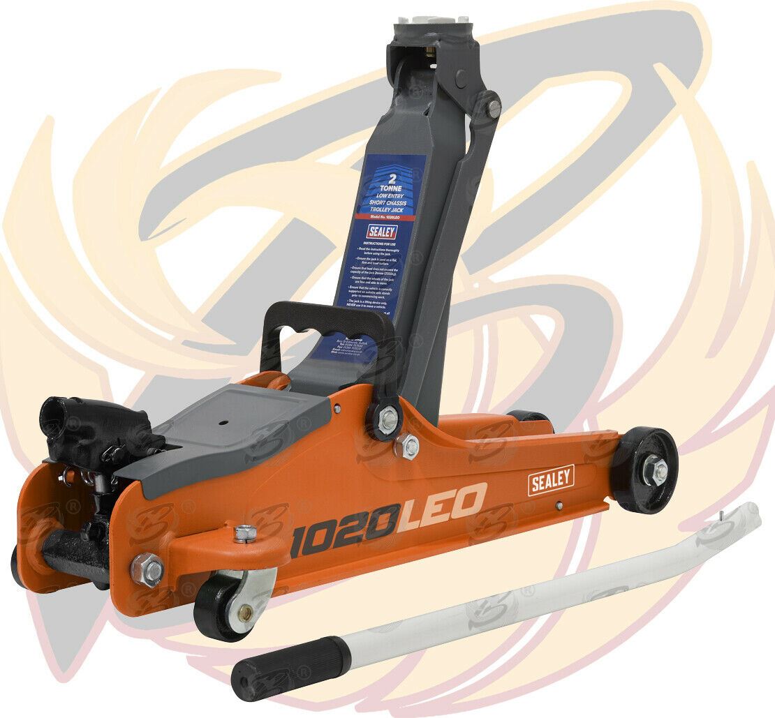 SEALEY 2 TONNE LOW PROFILE TROLLEY JACK ( ORANGE )