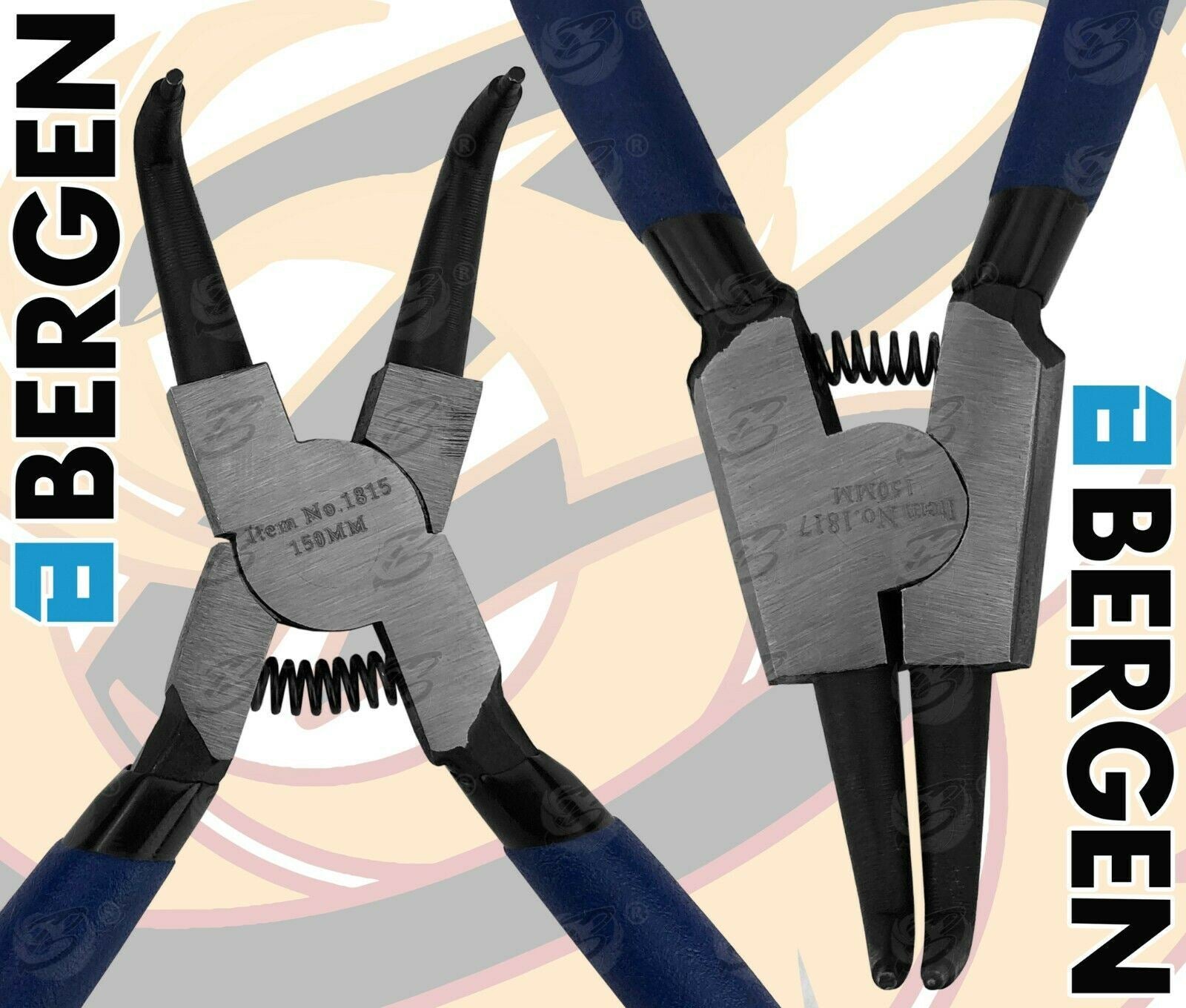 US PRO 4PCS 6" CIRCLIP PLIERS