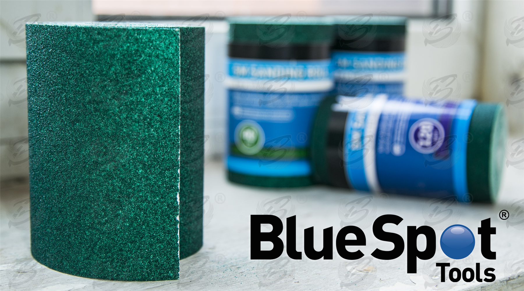 BLUESPOT 60 GRIT SANDING ROLL ( 5M x 115MM ) ( 6 ROLLS )