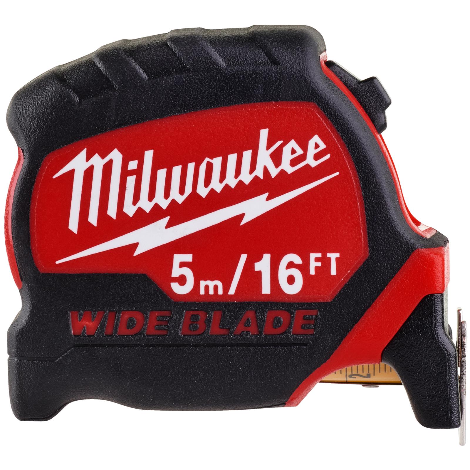 MILWAUKEE 5m ( 16ft ) 33mm Extra Wide Nylon Blade Premium Tape Measure
