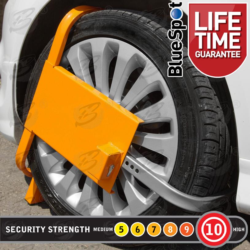 BLUESPOT HEAVY DUTY WHEEL CLAMP