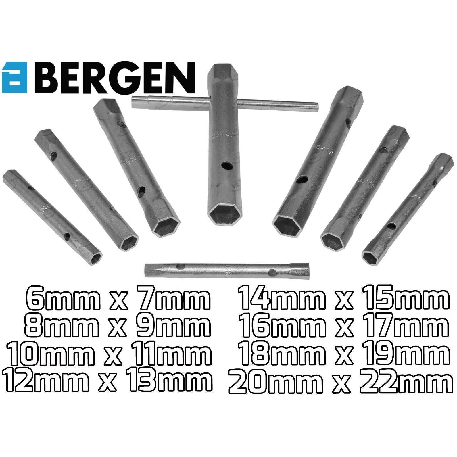 US Pro 8 Piece Tubular Box Spanners 6mm - 22mm 2271