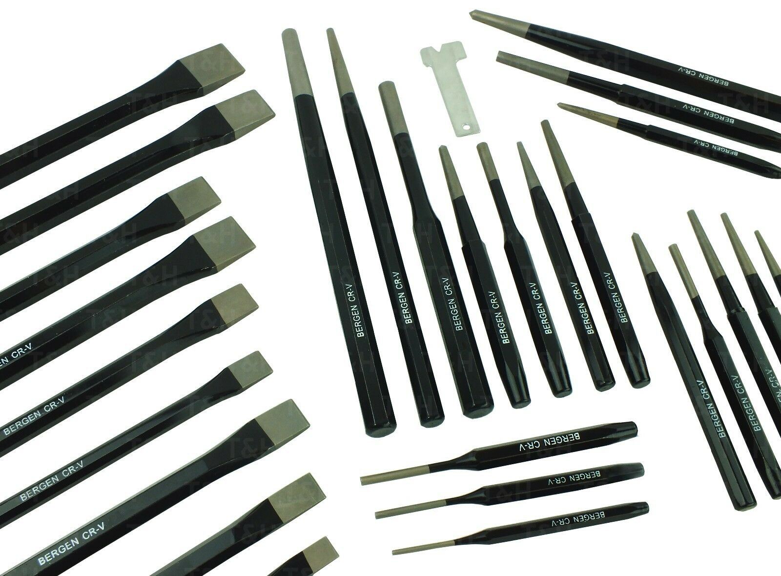 US PRO 28PCS PUNCH & CHISEL SET