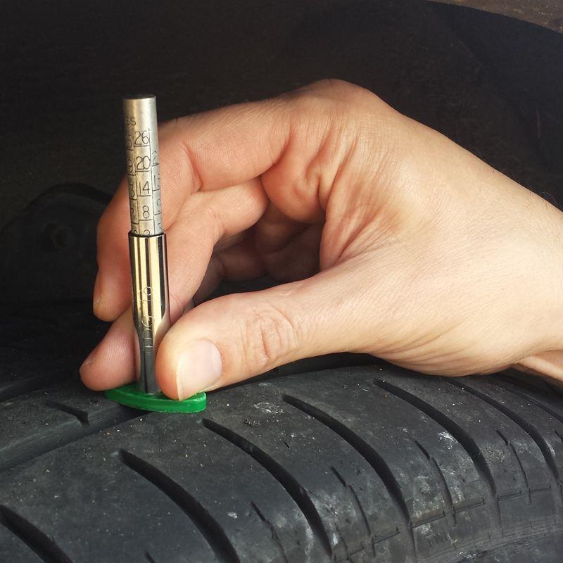 PCL Tyre Tread Depth Gauge (1-26mm with 1.6mm Mark) DVSA Approved TDG16C05