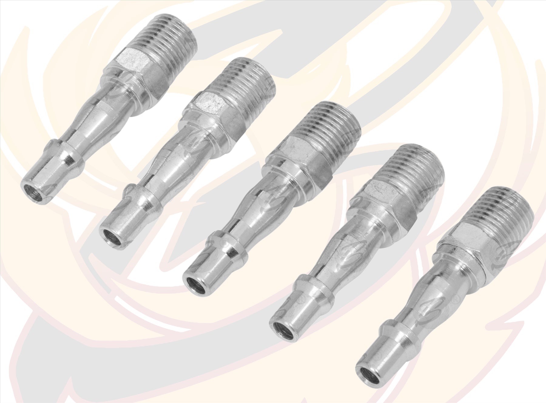 BLUESPOT 5PCS 1/4" BSP MALE ( PCL TYPE ) AIR FITTINGS