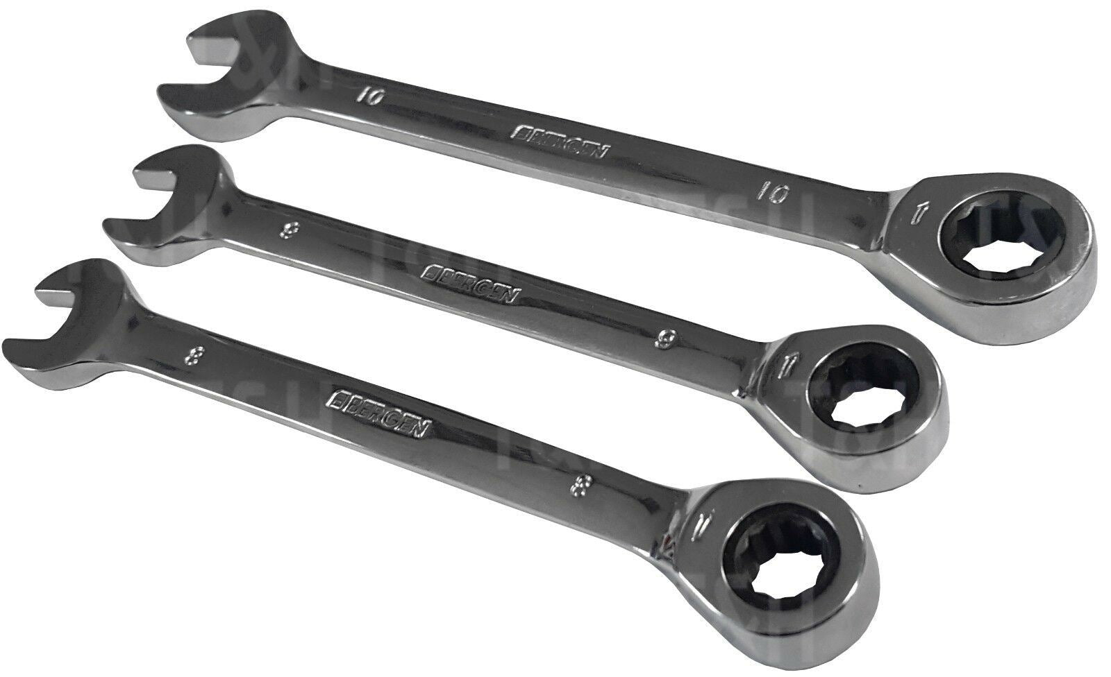 US PRO 20PCS RATCHET COMBINATION SPANNERS & ADAPTERS 8MM - 32MM