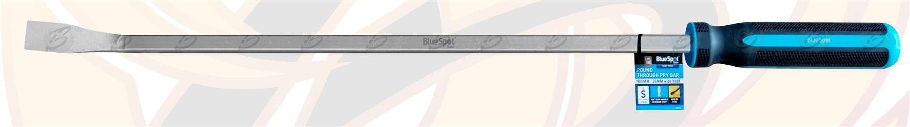 BlueSpot 36" Extra Long Angled Go - Through Pry Bar ( 25546 )