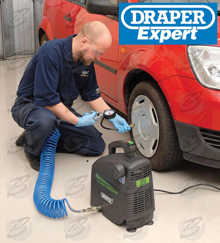 DRAPER OIL FREE AIR COMPRESSPOR ( INFLATOR ) 230V 1.5HP