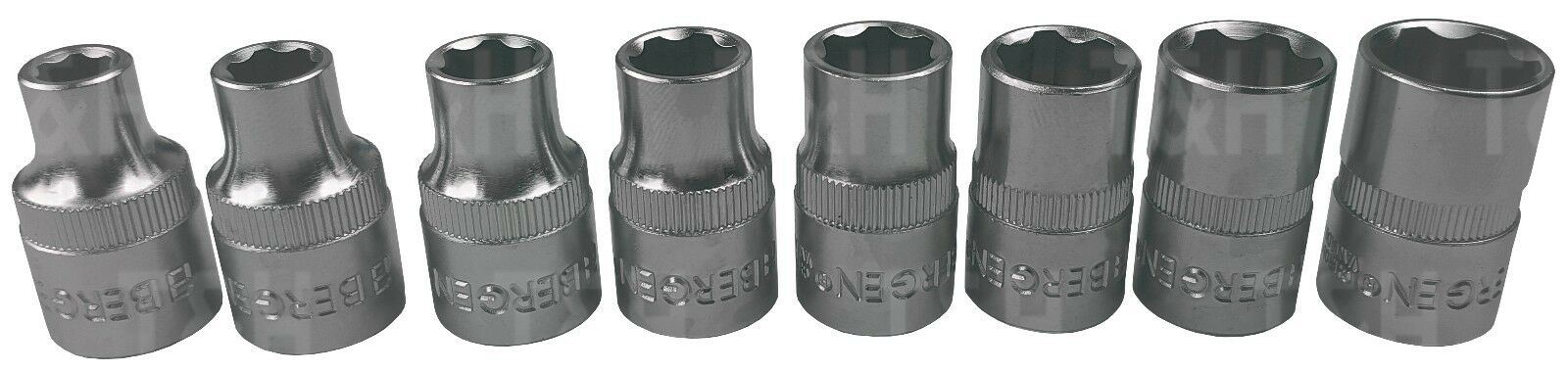 US PRO 22PCS 1/4" & 3/8" DRIVE SUPER LOCK SOCKETS 6MM - 19MM