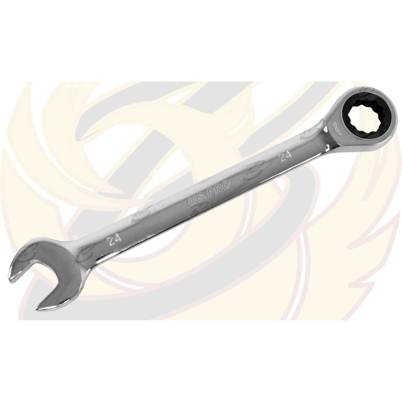US Pro 24mm 72 Tooth Ratchet Spanner 3585
