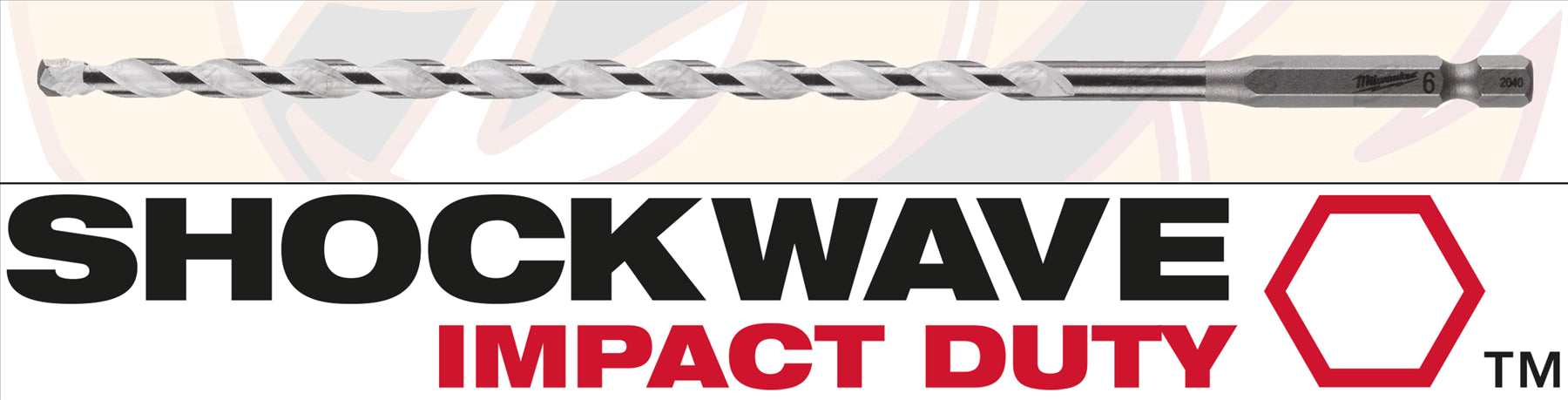 MILWAUKEE 6mm x 200mm MULTI MATERIAL DRILL BIT