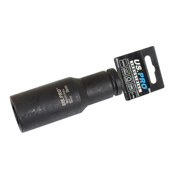 US Pro 1/2" Drive 28mm 6 Point Extra Deep Impact Socket 3940