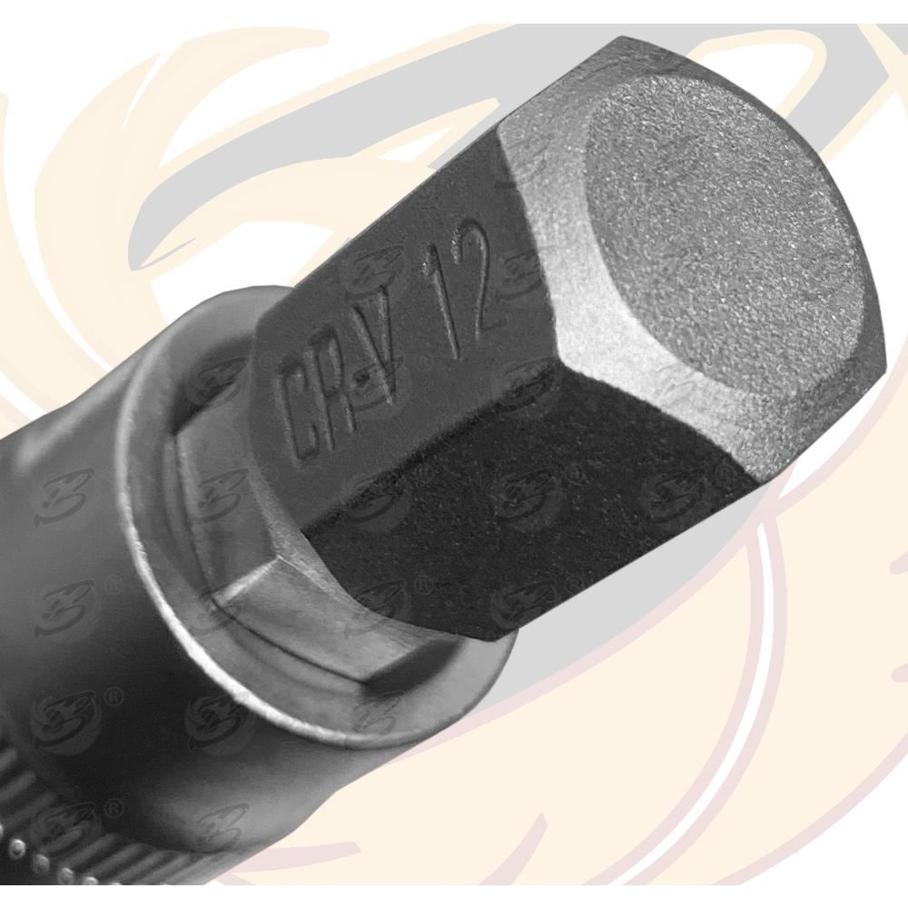 Berlin 9 Piece 3/8" Drive Hex Bit Sockets H3 - H12 ( BER012 )