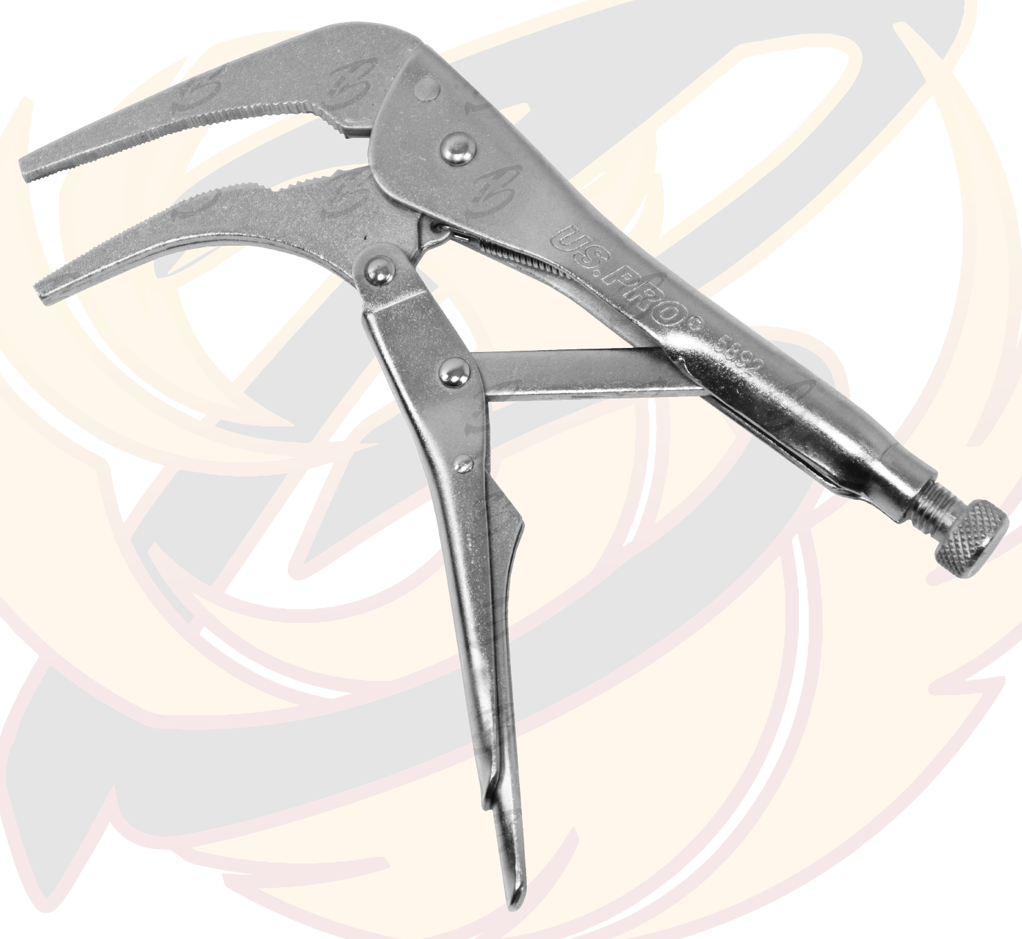 US Pro 10" 45° Long Nose Locking Pliers ( 5892 )