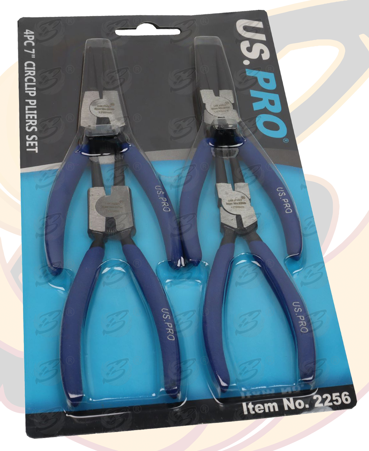 US Pro 4 Piece 7" Circlip pliers Set 2256