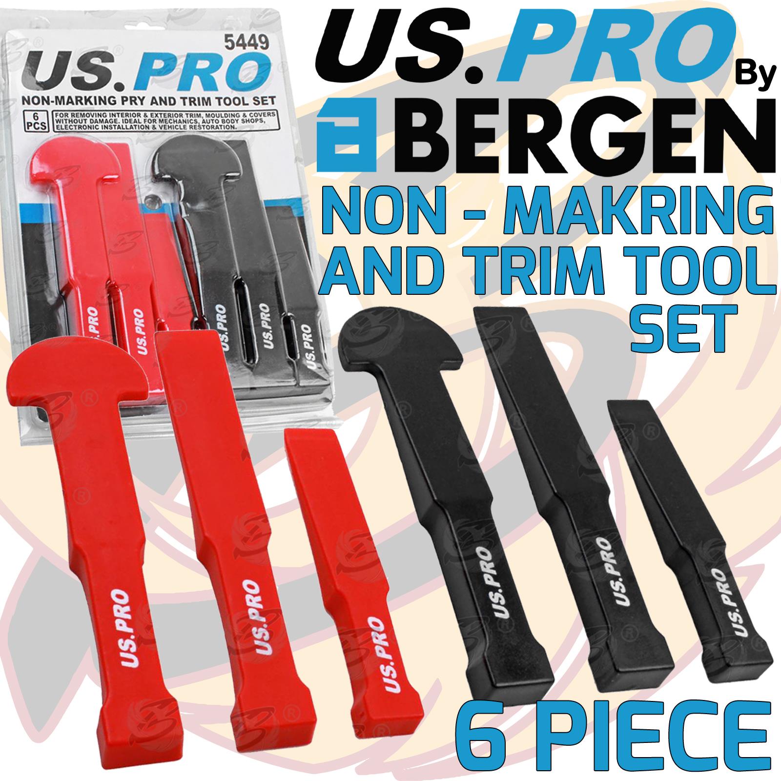 US Pro 6 Piece Non Marking Trim Tool Kit 5449