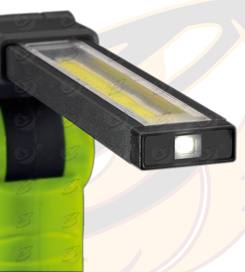 DRAPER RECHARGEABLE LI - ION COB SMD SLIMLINE INSPECTION TORCH ( GREEN )