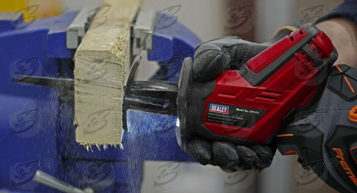 SEALEY 12V CORDLESS COMBO KIT ( DRILL - RATCHET WRENCH - RECIPROCATING SAW - IMPACT DRIVER )