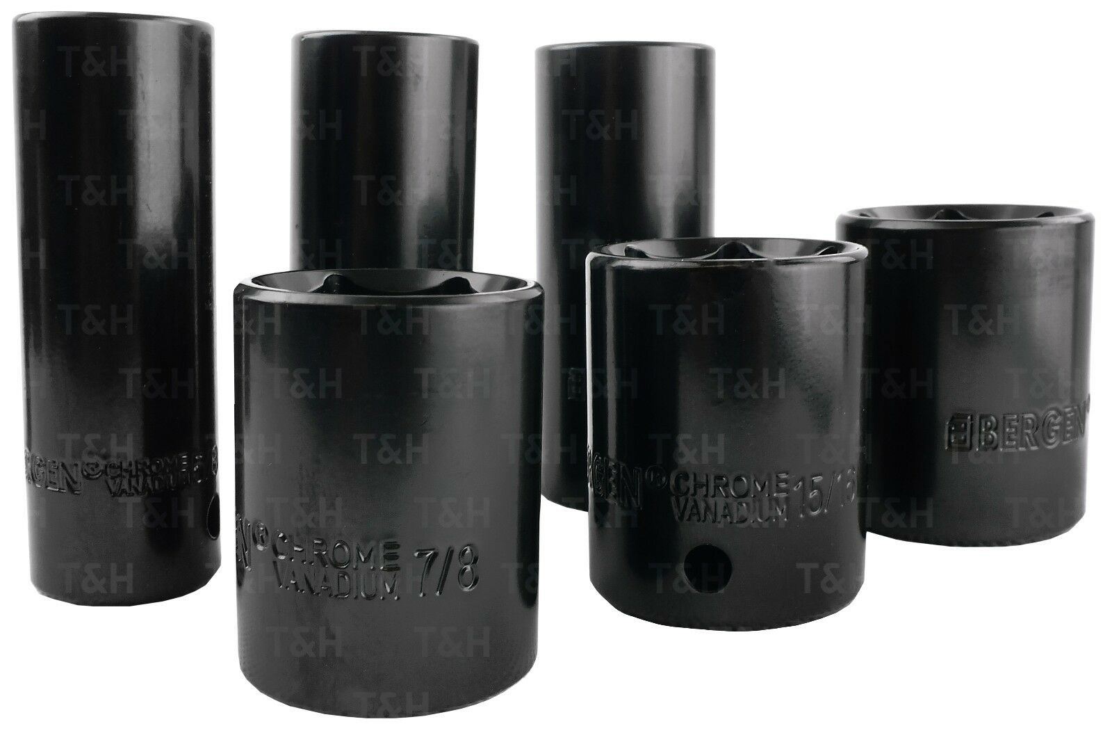 US PRO 37PCS 3/8" & 1/2" DRIVE 6 POINT DEEP & SHALLOW METRIC & SAE IMPACT SOCKET