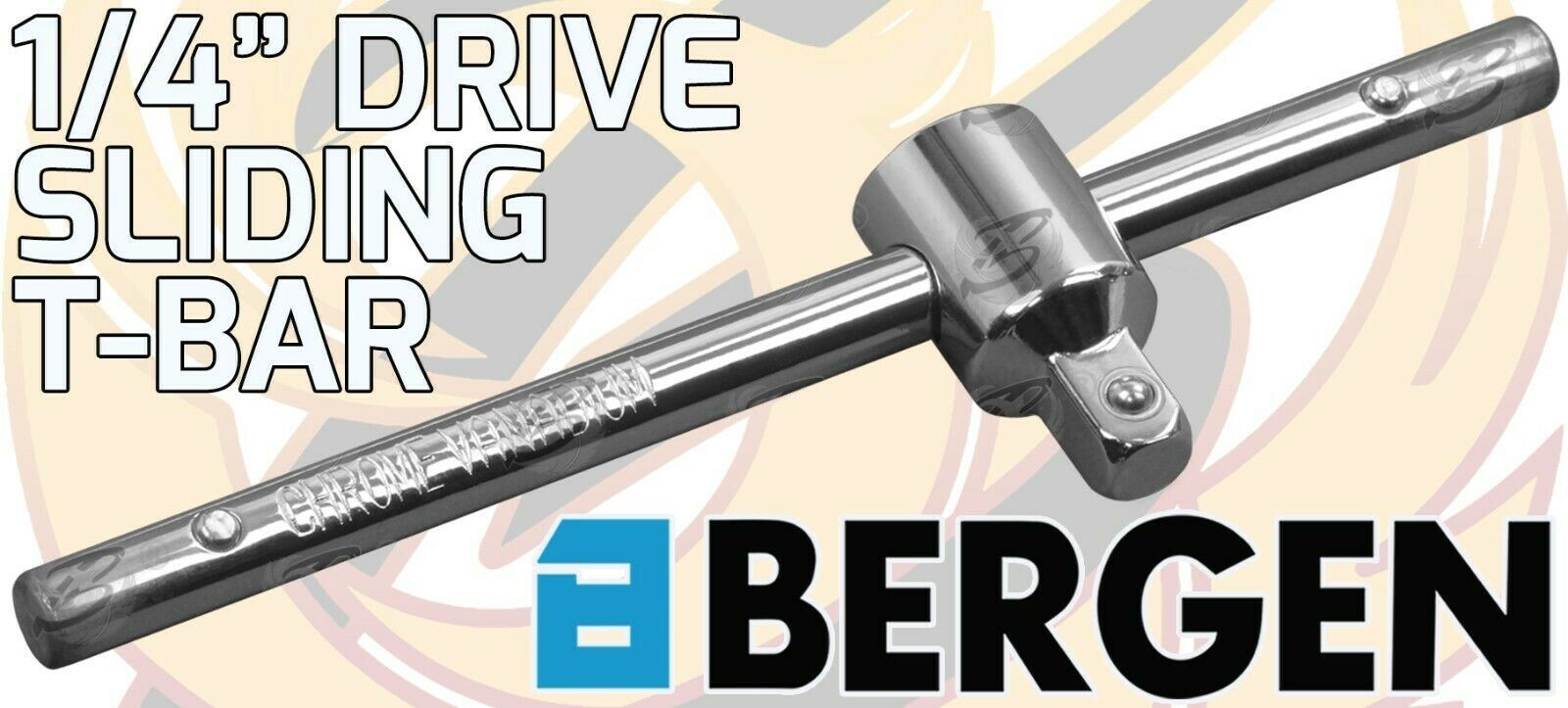 BERGEN 42PC 1/4" DRIVE METRIC & AF SOCKET SET