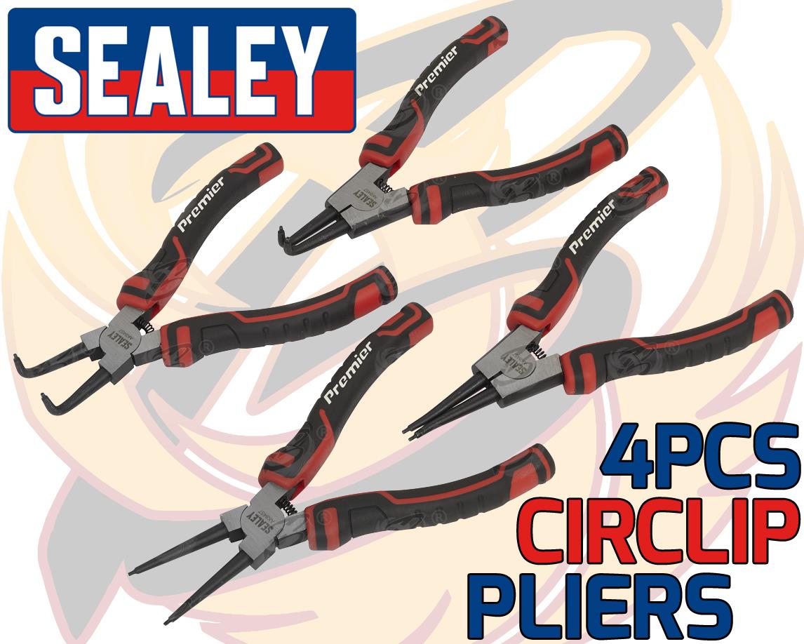 SEALEY 4PCS 7" CIRCLIP PLIERS