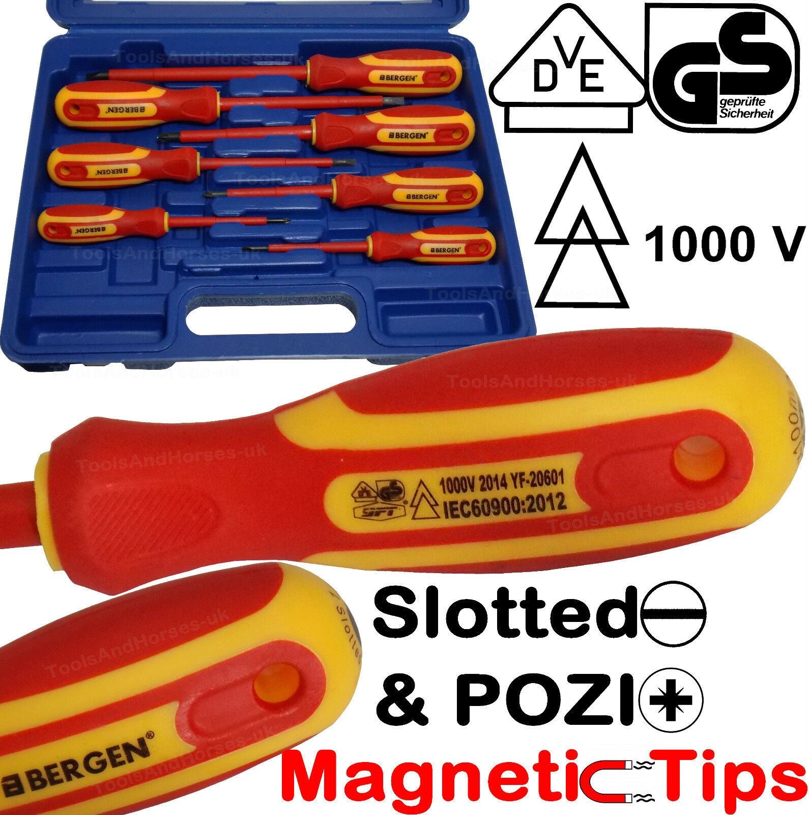 US PRO 7PCS VDE SCREWDRIVER SET
