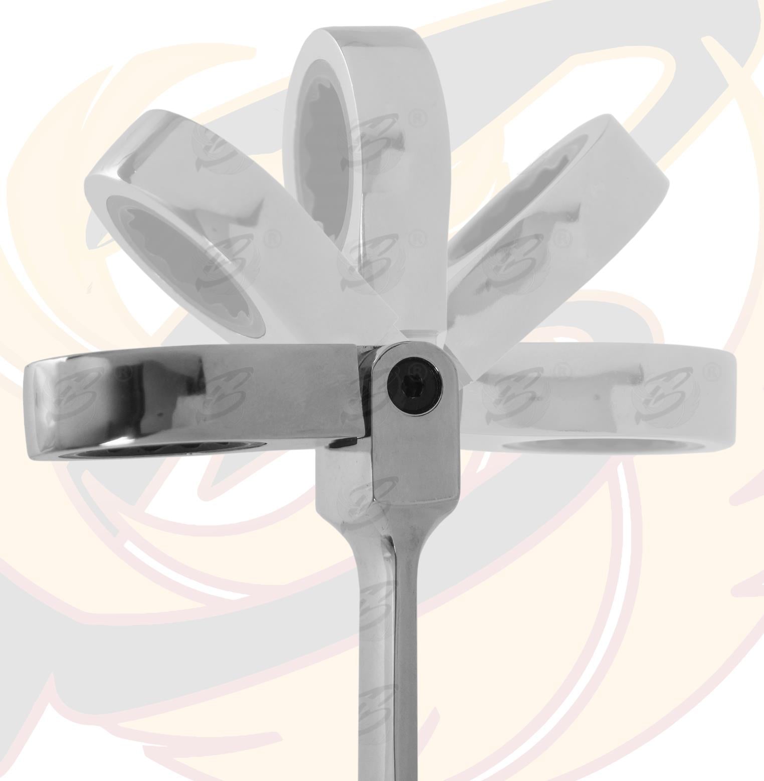 Bergen 12 Piece Combination Flexible Ratchet Spanner Set 8mm - 19mm ( 1893 )