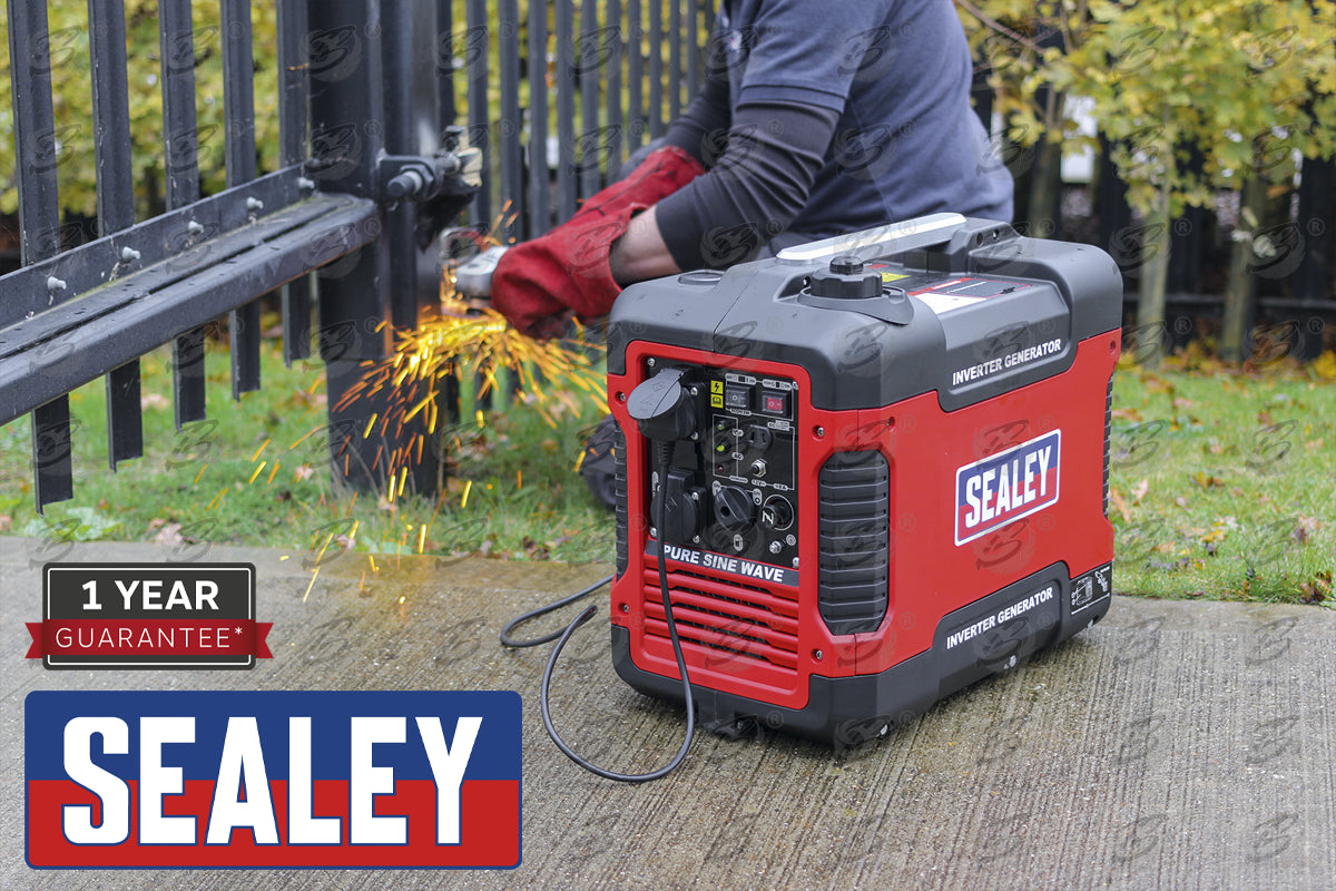 SEALEY INVERTER GENERATOR 2000W 230V 4-STROKE ENGINE
