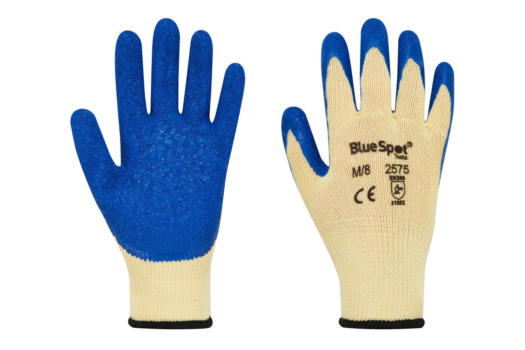BlueSpot Latex Grip Gloves ( Large ) 23002