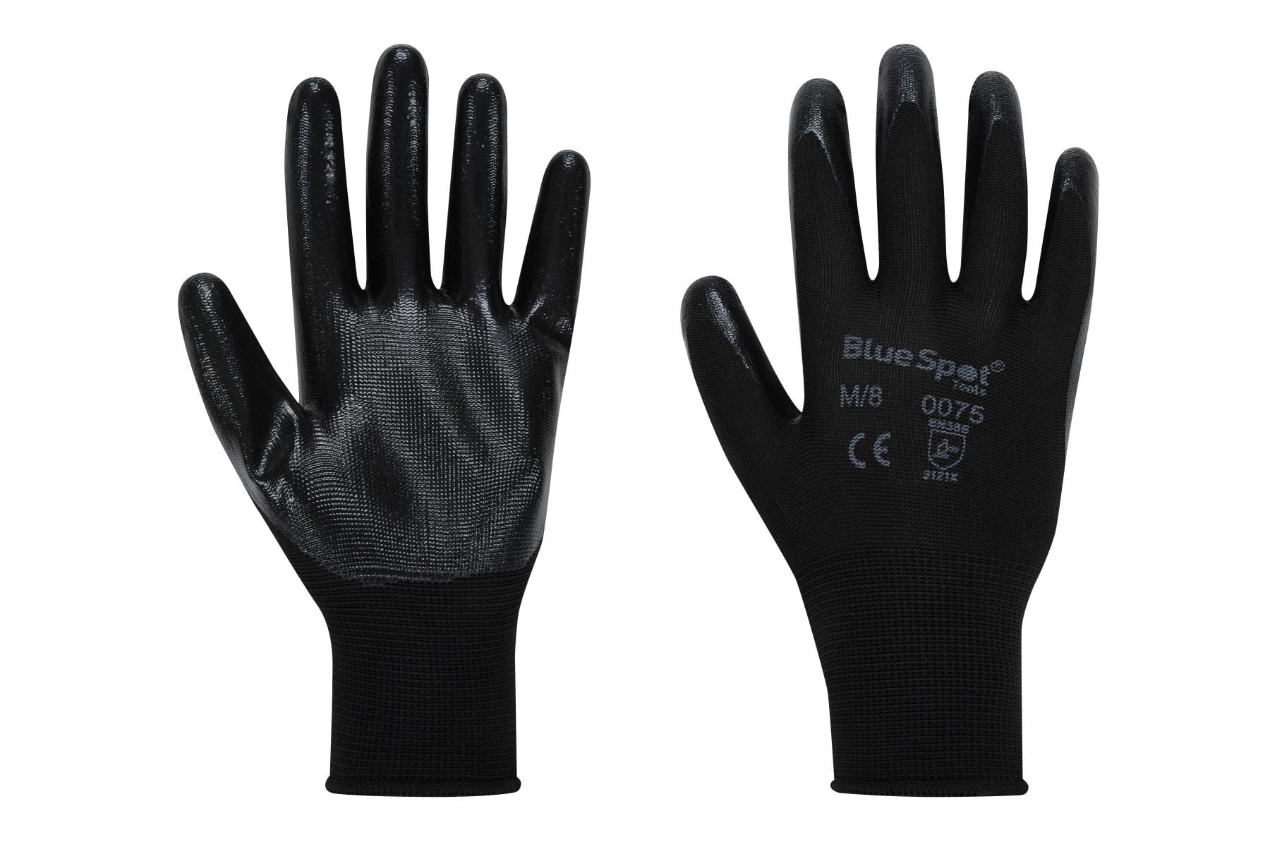 BlueSpot Nitrile Grip Gloves ( Medium ) 23008
