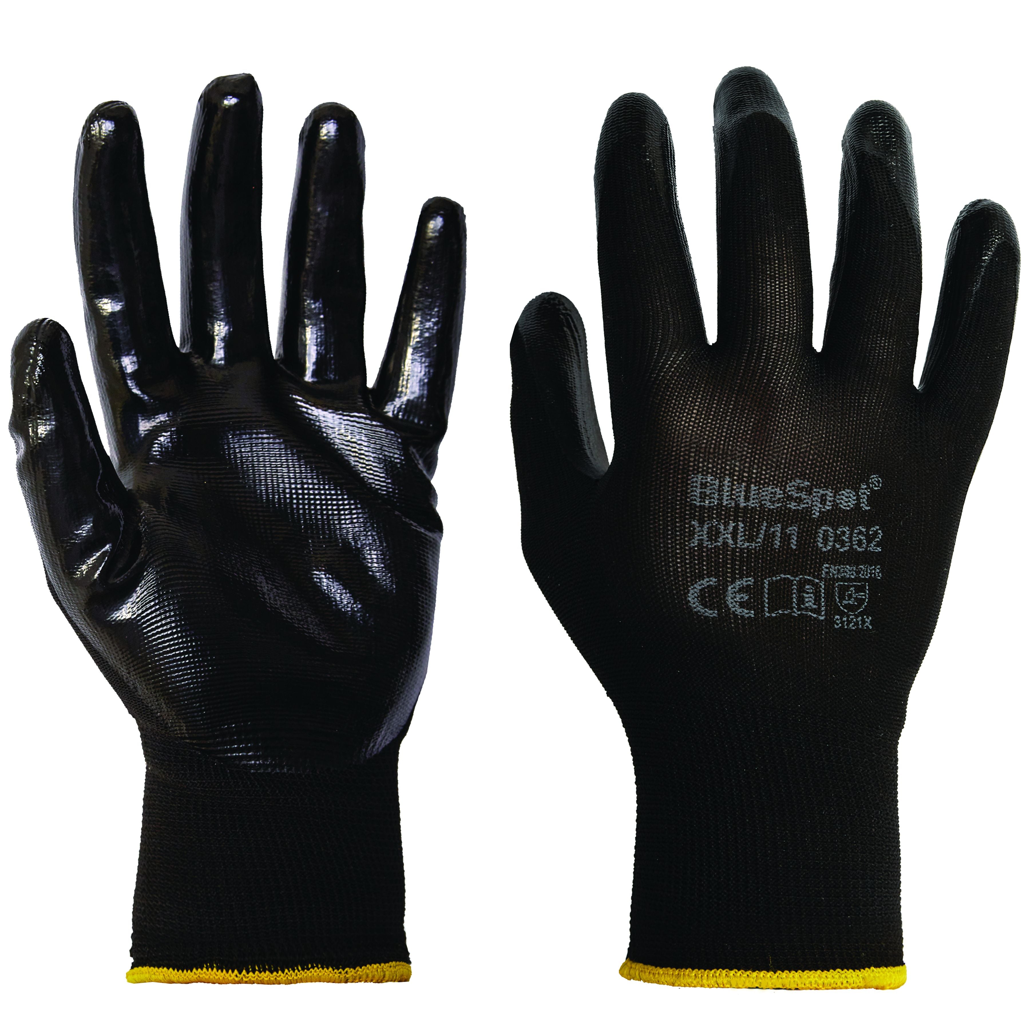 BlueSpot Nitrile Grip Gloves ( XX Large ) 23014
