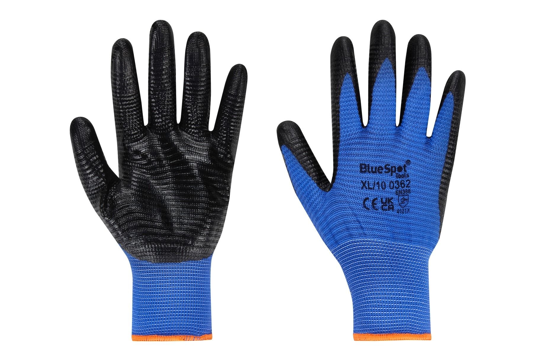 BlueSpot Extra Grip Nitrile Palm Gloves ( X Large ) 23047
