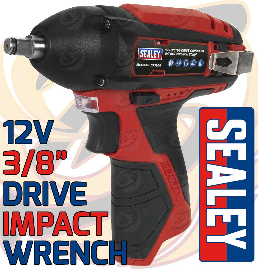 Sealey 12V 3/8" Drive Cordless Combo Kit ( Drill - Ratchet Wrench - Impact Wrench - Impact Driver ) ( CP1200COMBO & CP1200BP )