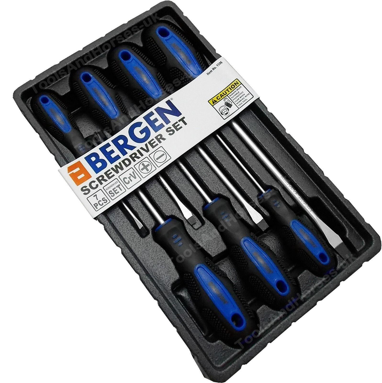 US Pro 7 Piece Magnetic Screwdriver Set ( Slotted - PHillips ) 1592