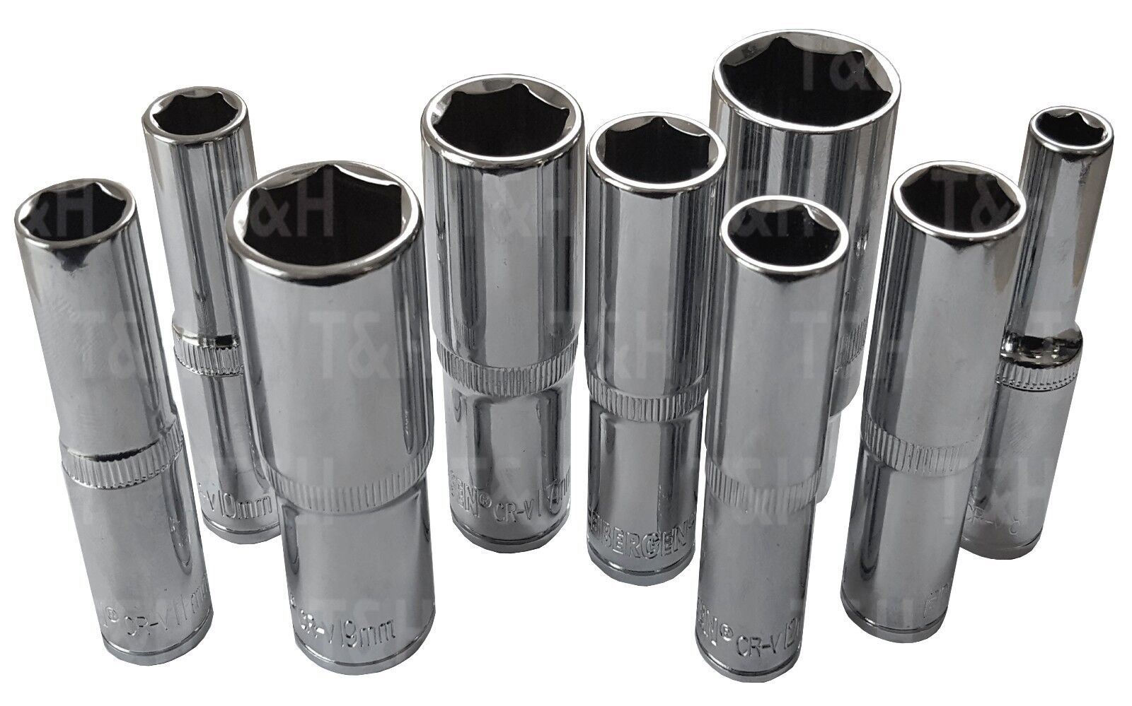 US Pro 61 Piece 3/8" Drive 6 Point Socket & Bit Set 6mm - 24mm 3230