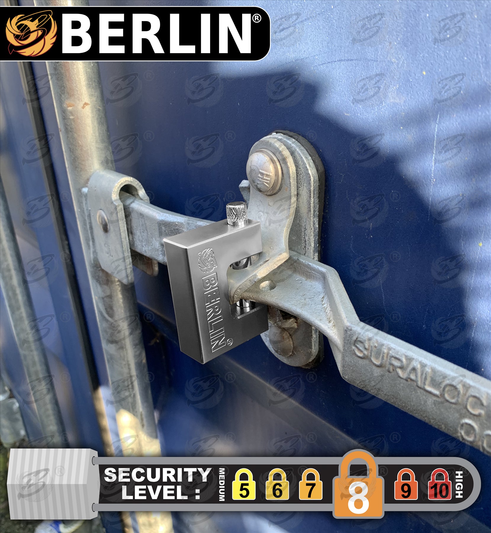 BERLIN 60MM SHUTTER "C" TYPE / CONTAINER PADLOCK