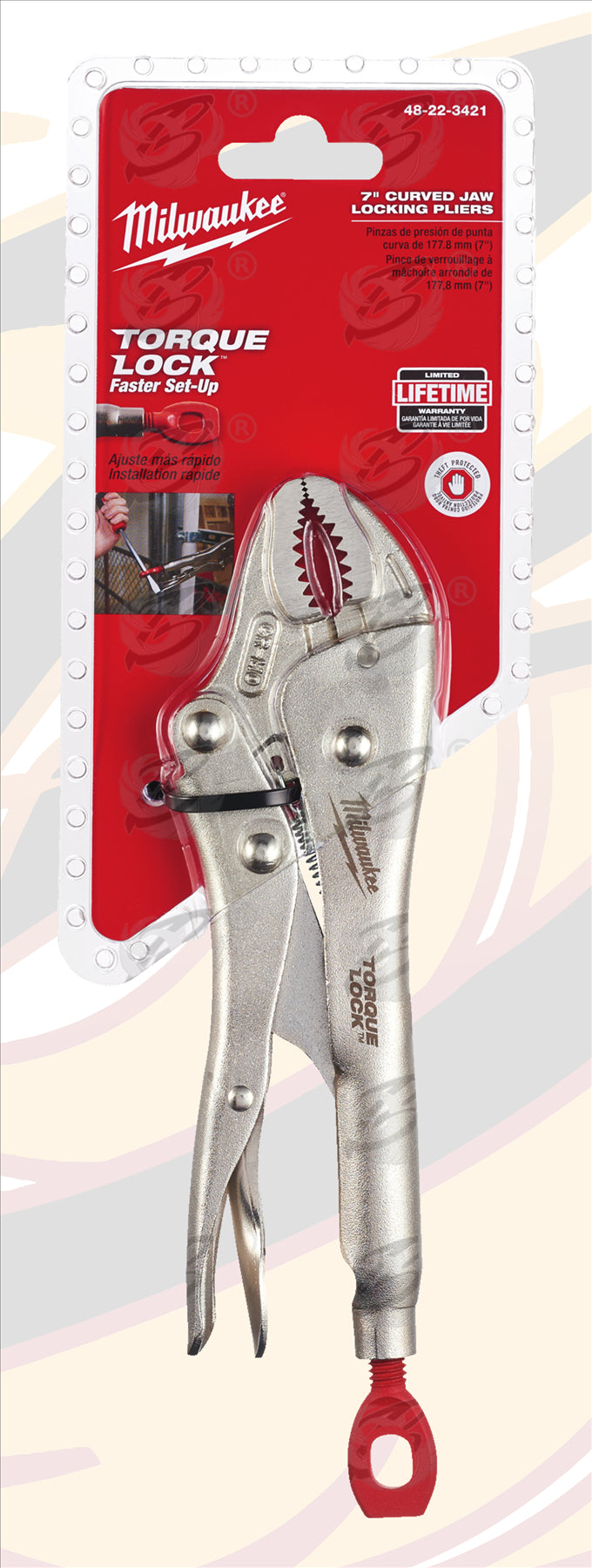MILWAUKEE 7" CURVED JAW TORQUE LOCK LOCKING PLIERS