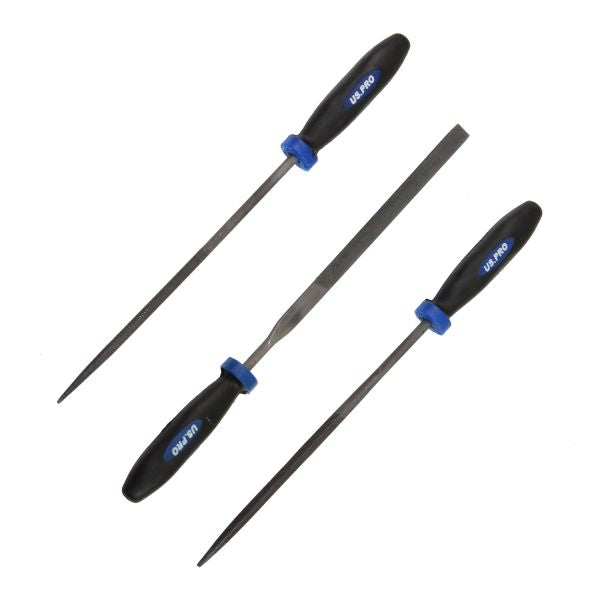 US Pro 6 Piece Needle File Set 140mm 2618