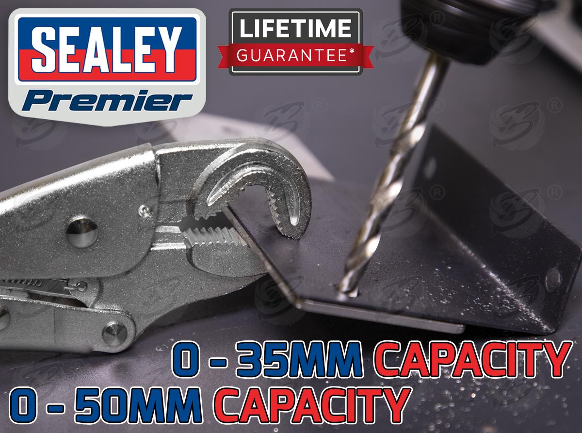 SEALEY 195MM & 235MM PARROT NOSE LOCKING PLIERS