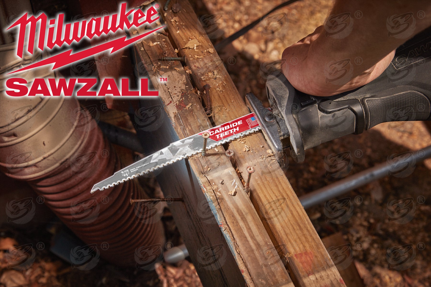 MILWAUKEE SAWZALL RECIPROCATING SAW BLADE 230mm x 5TPI TCT WOOD SAW BLADES ( THE AX )