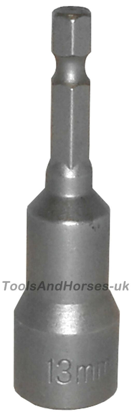 BLUESPOT 11PCS MAGNETIC NUT DRIVER & DRILL ADAPTER SET 6MM - 13MM