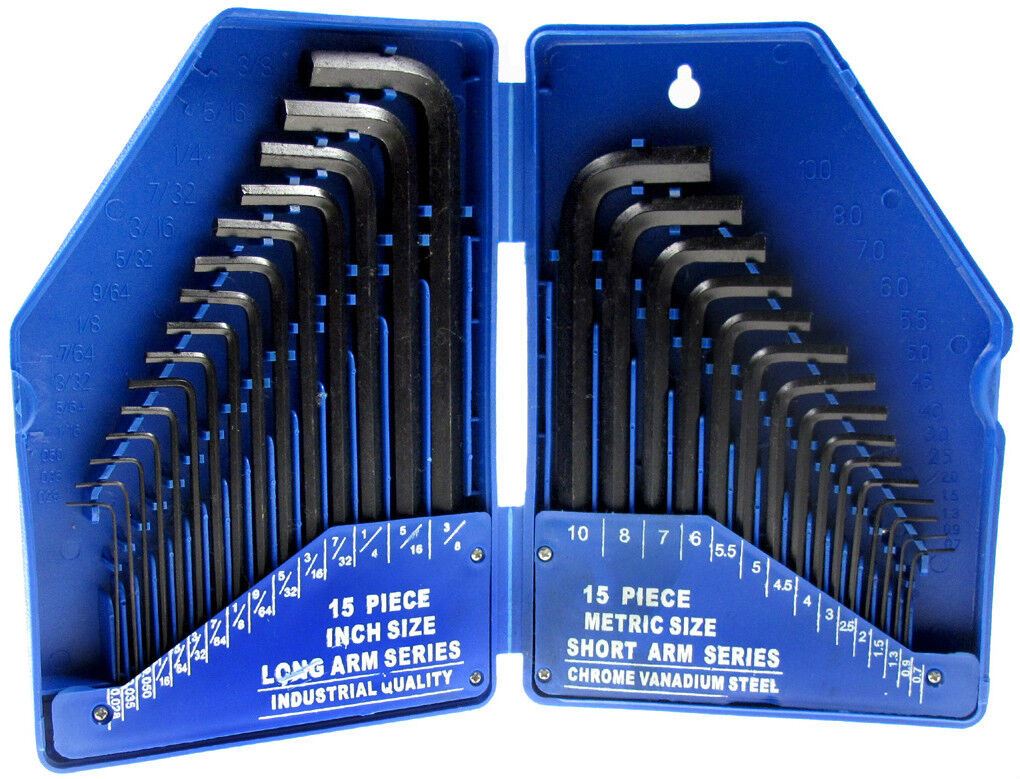 BlueSpot 30 Piece Hex / Allen Key Set 0.7mm - 10mm 15320